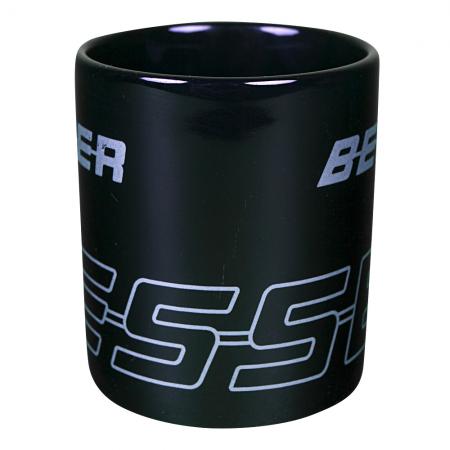 Kaffeetasse mit Print Trucker Besser 57482 schwarz