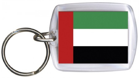 Schlüsselanhänger - ARABISCHE EMIRATE - Gr. ca. 4x5cm - 81013 - WM Länder
