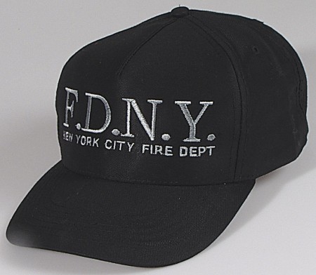 Baseballcap mit Stick - Fire Department New York ... F D N Y - 68287 schwarz