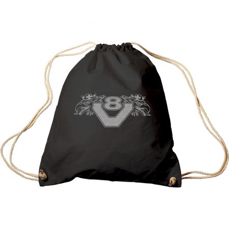Trend-Bag mit Aufdruck - V8 - 65112 - Turnbeutel Sporttasche Rucksack