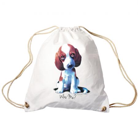 Trendbag Sporttasche Turnbeutel Print Hundewelpen Beagle Who Me ? 65142 versch. Farben