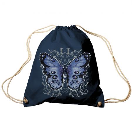 Trend-Bag Turnbeutel Sporttasche Rucksack mit Print - Schmetterling -  TB65325