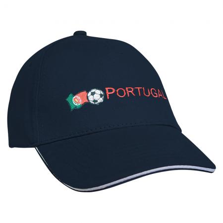 Baseballcap mit Einstickung Fahne Flagge Portugal 68019 versch. Farben