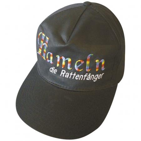 Baseballcap mit Einstickung - Hameln Die Rattenfänger - 68053 schwarz