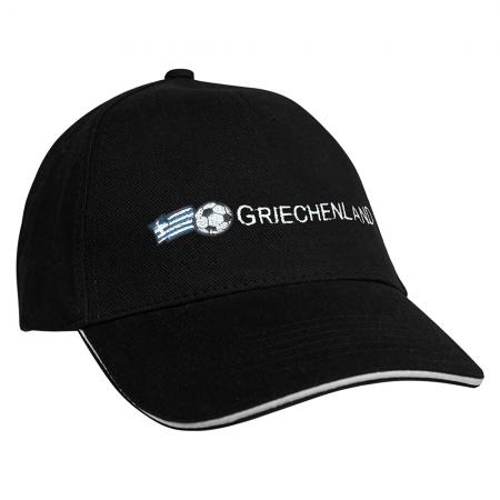 Baseballcap mit Einstickung Griechenland 68066 versch. Farben