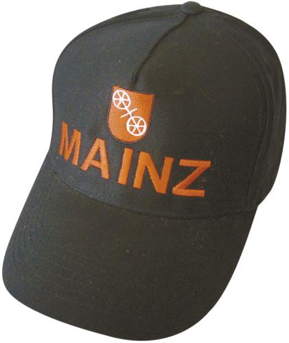 Baseballcap mit Einstickung - Wappen Mainz - 68102 schwarz