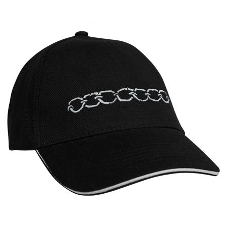 Baseballcap mit Einstickung Kette 68115 versch. Farben