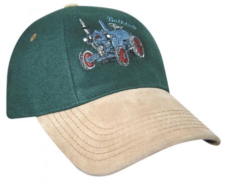 Baseballcap mit Stick - Bulldog Traktor - 68122 grün-beige