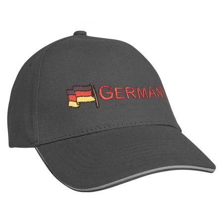 Baseballcap mit Einstickung  Fahne Flagge Germany Deutschland 68130 versch. Farben