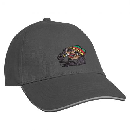 Baseballcap mit Einstickung Rastamann 68185