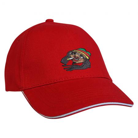 Baseballcap mit Einstickung Rastamann 68185