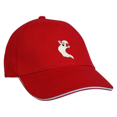 Baseballcap mit Einstickung Gespenst 68195