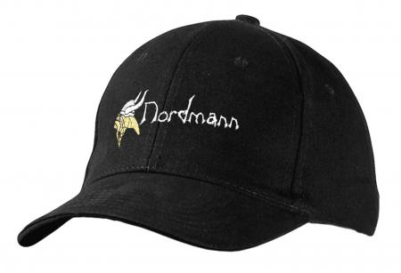 Baseballcap mit Einstickung - Nordmann - 68205 schwarz