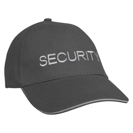 Baseballcap mit Einstickung Security 68298 in versch. Farben