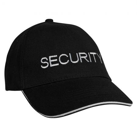 Baseballcap mit Einstickung Security 68298 in versch. Farben