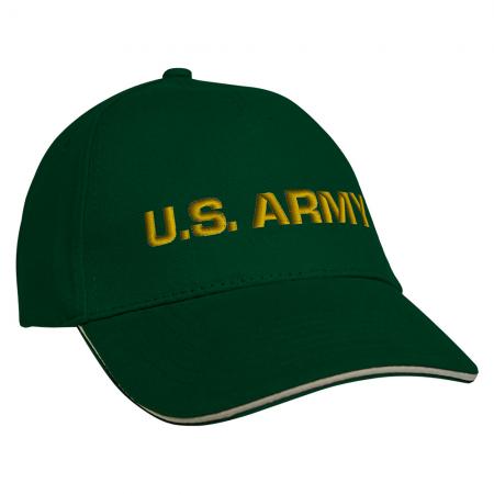 Baseballcap mit Einstickung US Army 68316 in versch. Farben