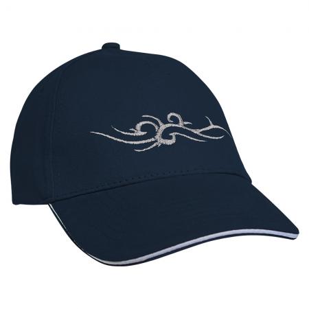 Baseballcap mit Einstickung Tribal 68342