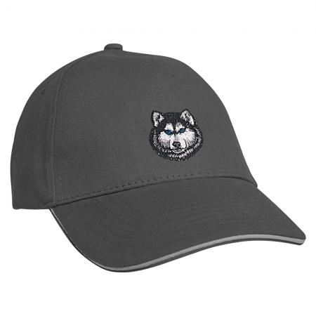 Baseballcap mit Einstickung Husky 68349