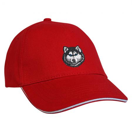 Baseballcap mit Einstickung Husky 68349