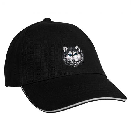 Baseballcap mit Einstickung Husky 68349