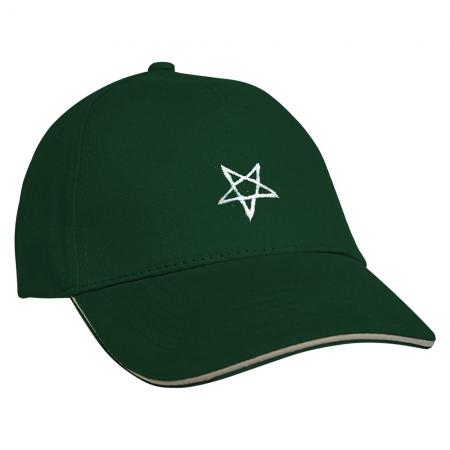 Baseballcap mit Einstickung Stern 68364  in versch. Farben