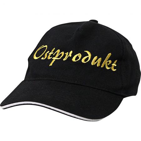 Baseballcap mit Einstickung - OSTPRODUKT - 68436 schwarz