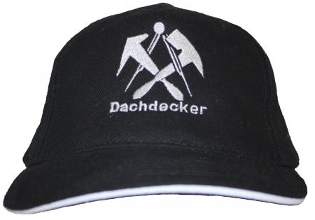 Baseballcap mit Einstickung - Dachdecker - 68612 schwarz