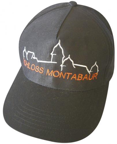 Baseballcap mit Einstickung - Montabaur Silhouette - 68910 schwarz