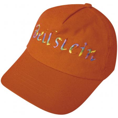 Baseballcap mit Einstickung - BEILSTEIN - 68938 orange