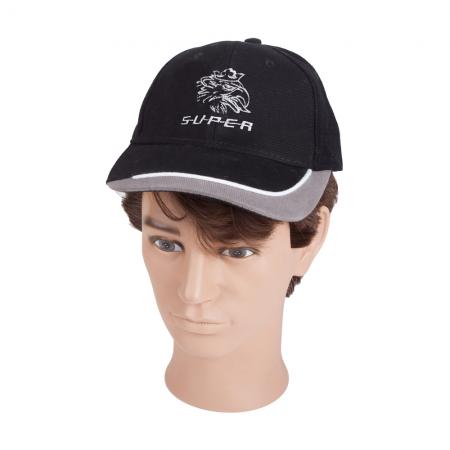 Baseballcap mit Einstickung - Trucker Adler - Super - 69144 schwarz-grau