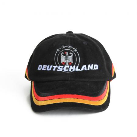 Baseballcap Deutschland 4 Sterne Adler Wappen Emblem - 69366 schwarz