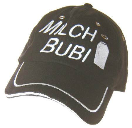 Baseballcap mit Einstickung - Milchbubi - 69713 schwarz