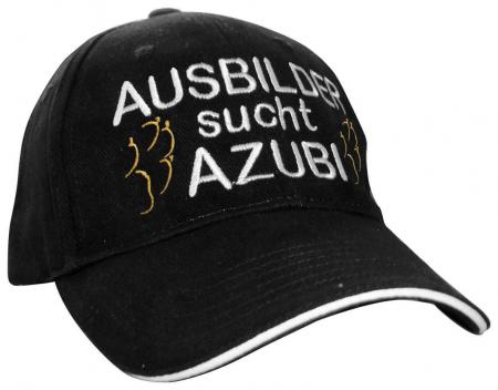 Baseballcap mit Einstickung - Pfote Ausbilder sucht Azubi 69725