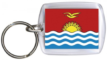 Schlüsselanhänger - KIRIBATI - Gr. ca. 4x5cm - 81083 WM Länder