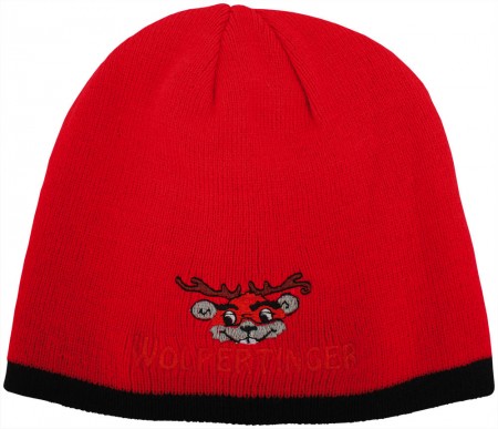 Beanie Mütze Wolpertinger 55629 rot