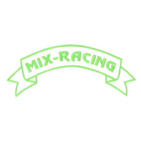 Aufnäher Patches Mix Racing Gr. ca. 28 x 10 cm 07388