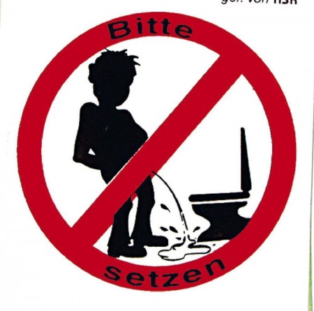 PVC Aufkleber Fun Auto-Applikation Spass-Motive und Sprüche - Bitte setzten - 303193 - Gr. ca. 8 cm