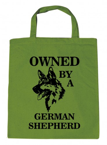 Einkaufstasche Shopper - OWNED BY A GERMAN SHEPHERD - 08900 - Baumwolle