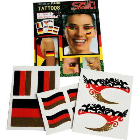 Haut- Tattoo´s  9tlg.  Einmal-Tattoo Deutschland 77881