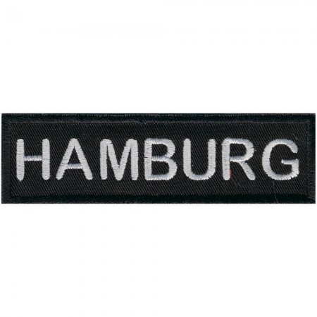 Aufnäher - HAMBURG - 00025 - Gr. ca. 11,5cm x 3,5cm