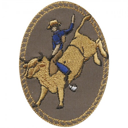 Aufnäher Patch - Cowboy Rodeo - 03042 Gr. ca. 5cm x 7,5cm