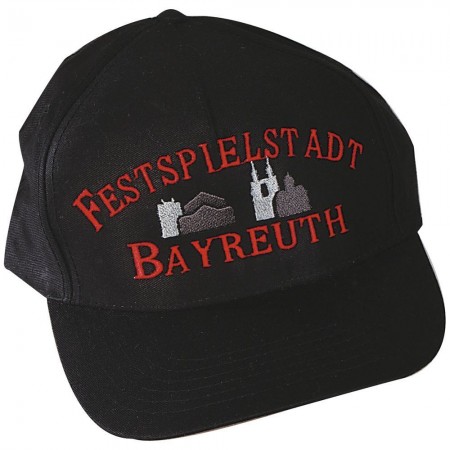 Baseballcap mit Stick - Festspielstadt Bayreuth  - 68086 schwarz