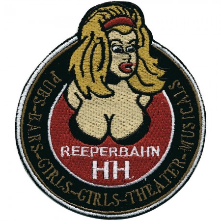 Aufnäher Patches - REEPERBAHN - 00366 Gr. ca. 8 cm