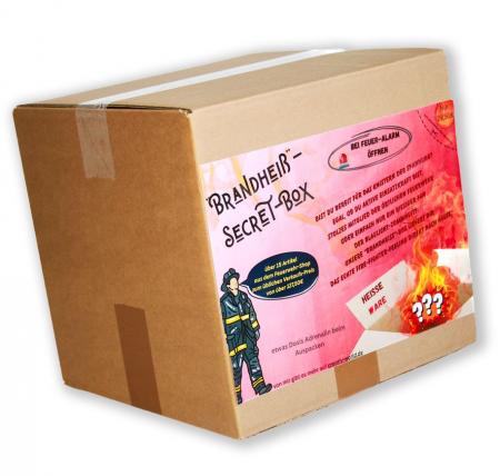 MYSTERY-BOX Brandheiß-Secret-Box für Feuerwehr-Freunde - Neuware - 15 Artikel - 80505