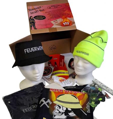 MYSTERY-BOX Brandheiß-Secret-Box für Feuerwehr-Freunde - Neuware - 15 Artikel - 80505