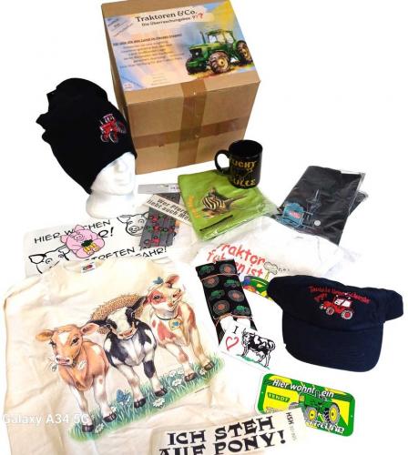 MYSTERY-BOX Überraschungsbox für Traktorenfreunde - Neuware - 15 Artikel - 80509