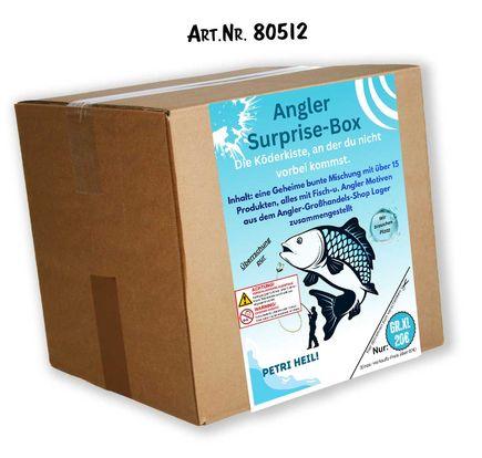 MYSTERY-BOX Überraschungsbox für Angler - Neuware - 15 Artikel - 80512