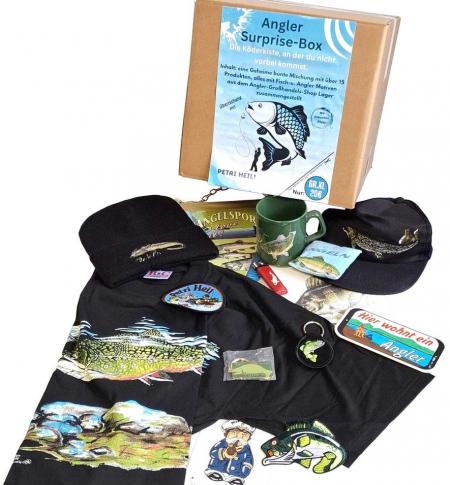 MYSTERY-BOX Überraschungsbox für Angler - Neuware - 15 Artikel - 80512