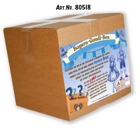 Überraschungsbox Bayern Gaudi Box - BW-Tasche Tasse T-shirt Aufkleber....- 15 Artikel - 80518