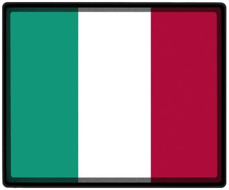Mousepad Mauspad Länderflagge - Italien Fahne - 82070 - Gr. ca. 24  x 20 cm